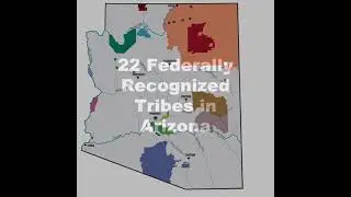 22 Tribes of Arizona Map