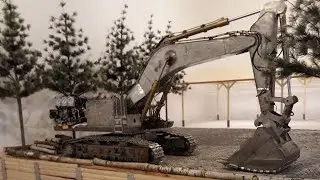 XXL Modellbagger Caterpillar 390D 1:8 working in a quarry part 3 / RC Bagger  /  RC Excavator