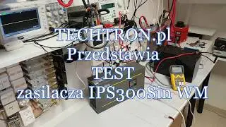 Test zasilacza do pieca IPS 300W IPS300Sin-WM