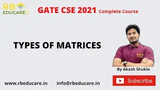 #matricestypes    Types of Matrices