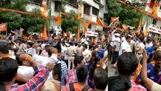 Shivsena BJP Workers Clash In Goregaon | Mumbai Press