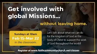Global Missions Class Invite