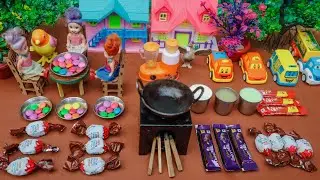 Mini Kinder Joy Cake | Mini Chocolate Dessert Recipe | Miniatur Cooking | Tiny Food ASMR
