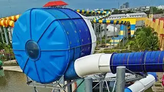 Space Shuttle горка - Дино аквапарк / Dino Water Park Хон Каен Таиланд
