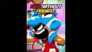 NITA WITH FRIENDS 🐻❤️ #brawlstars 