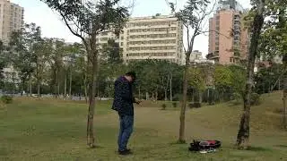 Armor 85HD flying with 1636 props and 450mAh 2s battery