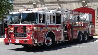 FDNY Engine 81 (Spare) &  *NEW* Tower Ladder 46 Responding