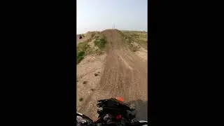 July 3 Adventure in the pit and Scott's flat tire
