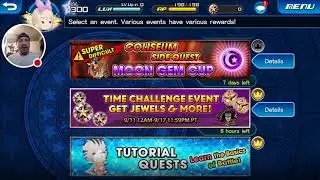 Kingdom Hearts Union X: Moon Gem Coliesum Event All Objectives Complete!