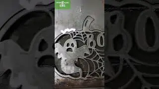 Boo ! Premier Plasma CNC ,Halloween Art  #cncplasmatable#cncplasma #art#cnc#metalcutting#plasmatable
