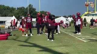 Defensive Line Drills Day 2 of Commanders 2025 Training Camp