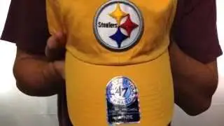 Steelers 'NFL FRANCHISE' Gold Hat by Twins 47 Brand