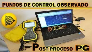 Como Calcular puntos en Trimble Bussiness Center (post proceso)