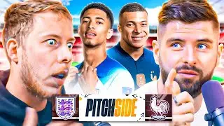 ENGLAND 1-2 FRANCE ft. CALFREEZY, TOM GARRATT & BUVEY - Pitch Side LIVE!