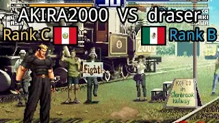 The King of Fighters 2003: AKIRA2000 (PE, Rank C)  vs draser (MX, Rank B)