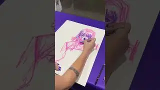 Jo&euml;lle Jones Live Sketches at San Diego Comic Con 2023