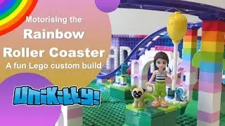 Fun Unikitty rainbow roller coaster - we are motorised!