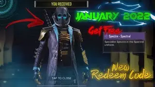 Get Free 'Spectre - Spectral' in COD Mobile | January 2022 New Redeem Code | CODM Codes