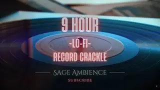Record Player Ambient Static for Deep Sleep Vinyl Crackle | 9 Hours | Tinnitus Relief | Lofi Vibe