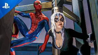 ANDREW AMAZING SUIT VS BLACK CAT TOGETHERE FIGHT MISSON 4K ULTRA HD 60 FPS