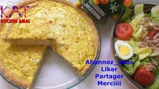 TARTE SALÉE👌 تارت مالحة🥘 بمذاق مميزطريقة جديدة😋 وحصرية على قناتي وصفتي الخاصة😋 تحت طلبكم