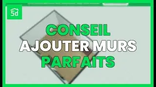 CONSEIL pour AJOUTER DES MURS PARFAITS dans PLANNER 5D