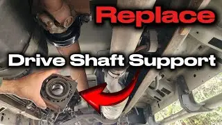 Как заменить центральную опору приводного вала своими руками на Ford F-250 Super Duty 2002 года