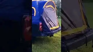 Pretty cool cheap little setup #camping #truck #outdoors #nature #tentcamping #texas
