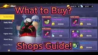 Saiyan Battle for Supremacy - Shops guide!