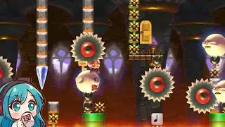 Offensive movement & Dangerous castle 3 by Zoneβ_193 [MARIO MAKER 2]