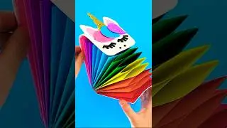 DIY Unicorn notebook