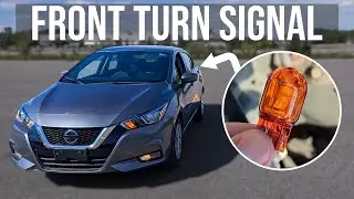 How to Replace Front Turn Signal Bulb - Nissan Versa (2020-2026)