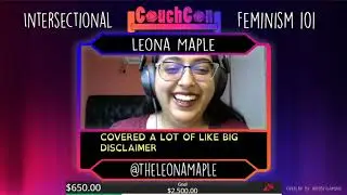 #CouchCon | Intersectional Feminism 101 | Leona Maple