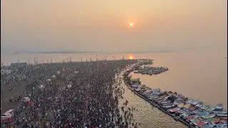 Hindu devotees take holy dip in India&rsquo;s Magh Mela festival