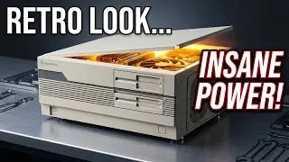 Silverstone FLP01 Retro case montage build! Ryzen 7 9800X3D & Nvidia RTX 5080! Sleeper PC Build!