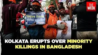 Kolkata witnesses protests over violence against minorities in Bangladesh