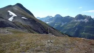 360-degree view of Burstall Pass, Alberta