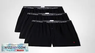 POLO RALPH LAUREN Men's Classic Fit Cotton Knit Boxers 3 Pack