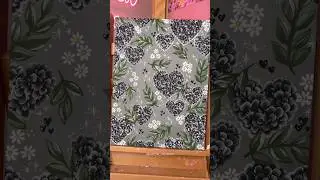 Painting Black Hydrangea Hearts| CAMILLA CREATIONS #camillacreations #art #painting #acrylic #artist