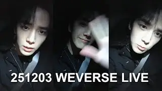 251203 THE BOYZ Younghoon '12월' Weverse Live