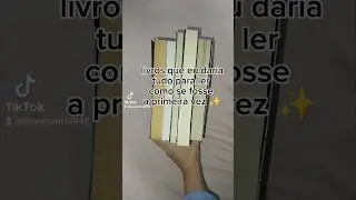 Quais livros voc&ecirc;s queriam esquecer s&oacute; pra ler de novo? #books #film #booktube #emalta