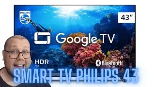 Smart TV Philips 43 Full HD 43PFG691878, Google TV, Comando de Voz, HDR, 3 HDMI, Wifi 5G, Bluetooth