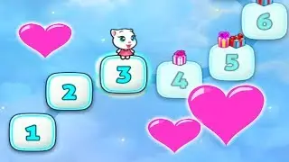 НОВЫЕ НАКЛЕЙКИ МОЯ   ГОВОРЯЩАЯ АНДЖЕЛА часть 1 Мультик про котиков #УШАСТИК KIDS
