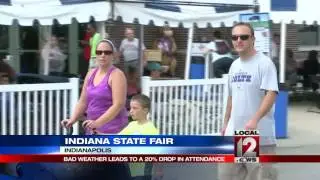 Bad weather to blame for poor state fair attendance