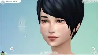The Sims 4 create cute asian sim