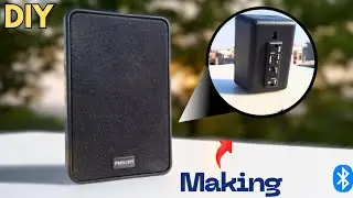 Powerful Bluetooth Speaker DIY with Old Satellite Speakers