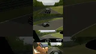 BMW M3 CSL in the Nurburgring in Gran Turismo 4 (Steering wheel gameplay)  #granturismo4 #shorts