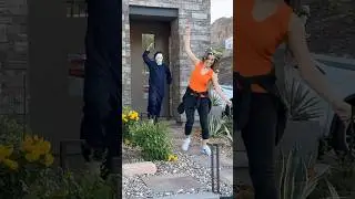 Michael Myers Challenge!! #familygames #funny #challenges #scare