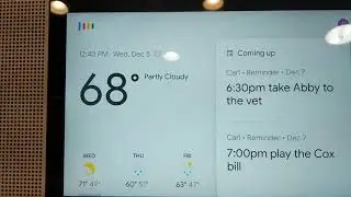 Google home reminders
