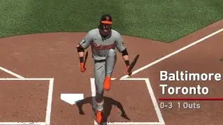 MLB THE SHOW 24 | Orioles vs Blue Jays | Full Game | Retro Mode